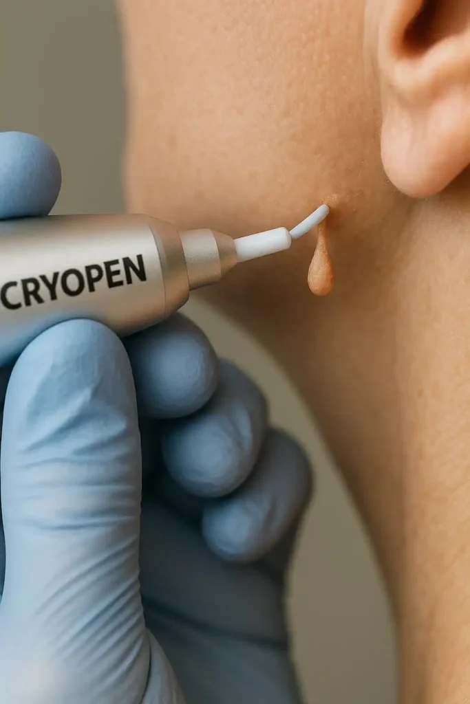 Cryopen for skin tags removal Royal Tunbridge Wells speak to our team today!