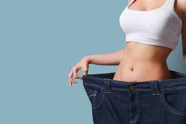 woman after fat reduction treatment Royal Tunbridge Wells
