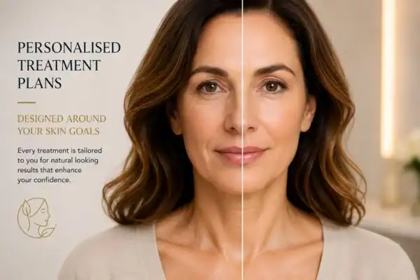 Before and after results of Collagen Lift Therapy Royal Tunbridge Wells
